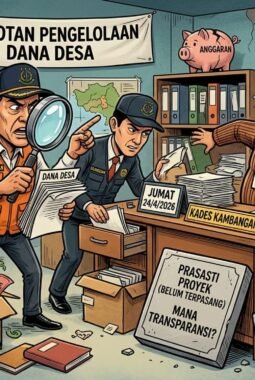 Kejaksaan Geledah Kantor Kades Kambangan, Dugaan Pengelolaan Dana Desa Disorot
