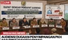 DPRD Kabupaten Pekalongan Gelar Audiensi Dugaan Penyimpangan PKH dan BPNT di Notogiwang