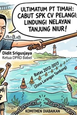 DPRD Babel Ultimatum PT Timah: Cabut SPK CV Pelangi Berkah, Lindungi Nelayan Tanjung Niur