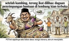 Setelah Kambing, Terong Ikut Dilibas?, Dugaan Penyimpangan Bantuan di Lembang Terbuka?