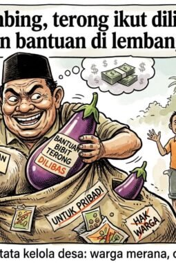 Setelah Kambing, Terong Ikut Dilibas?, Dugaan Penyimpangan Bantuan di Lembang Terbuka?