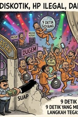 Di Balik Dugaan Diskotik, HP Ilegal, dan Barang Haram! 9 Detik Goyang Lapas Makassar?