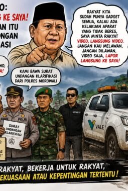 Pesan Prabowo Sampai ke Towuti: Masyarakat Adat Rekam Kedatangan Aparat dan Pihak Perusahaan Saat Antar Surat Klarifikasi
