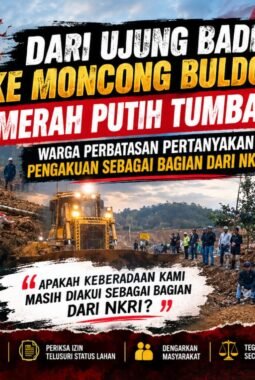 Dari Ujung Badik ke Moncong Buldoser: Merah Putih Tumbang! Warga Perbatasan Pertanyakan Pengakuan sebagai Bagian dari NKRI